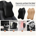 Ergonomic Memory Foam Car Neck Pillow
