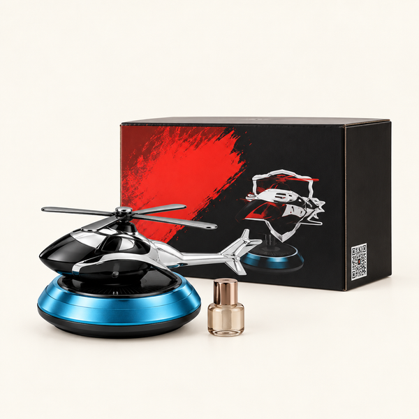 Solar Helicopter Car Air Freshener